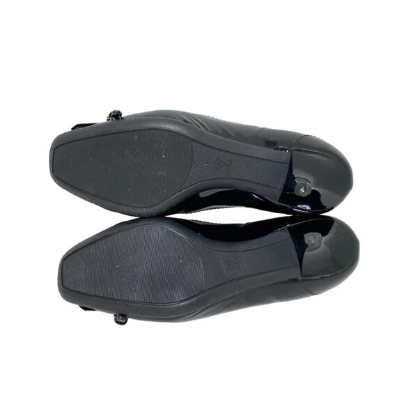 LOUIS VUITTON - Black Women's Pumps Patent Leather 155-081525 - Picture 7 of 9